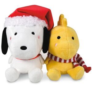Snoopy and Woodstock Plush Pair Peanuts Hallmark Better Together Holiday New